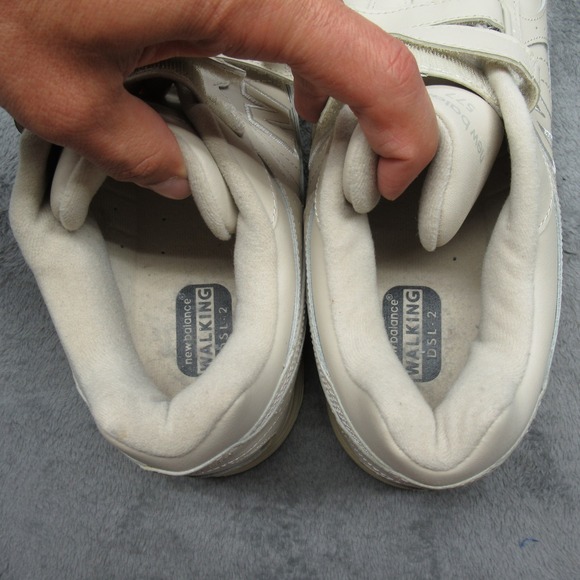 New Balance 577‎ Shoes Mens 10.5 2E Cream MW577 Hook And Loop Chunky Leather